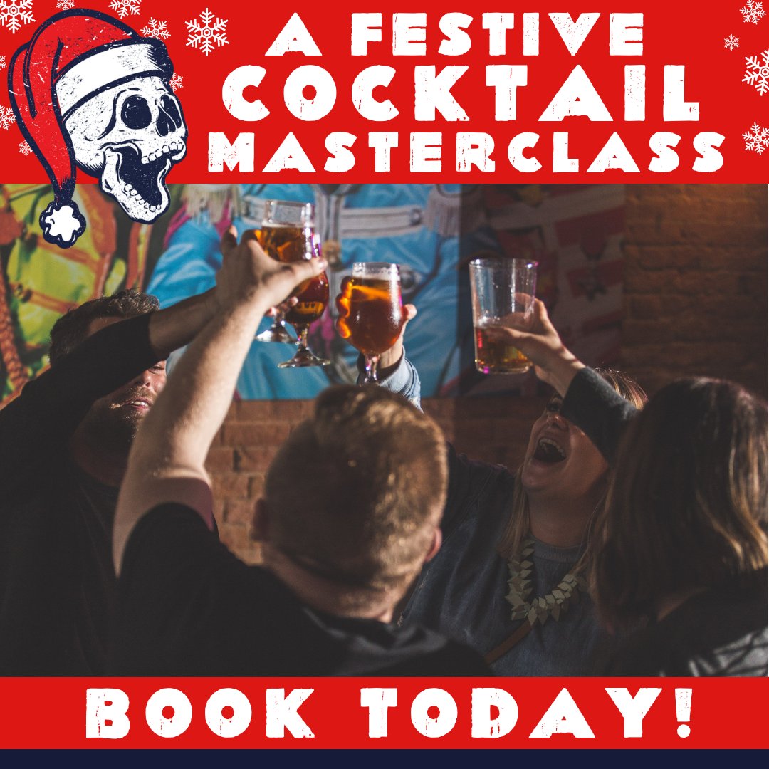 Check out our festive cocktail masterclasses!🎄

Each class is 2.5 hours of fun, team-building activities with a welcome drink, 3 cocktails, and a complimentary round of shots.

Book your masterclass soon as we've got limited classes available! pulse.ly/ed464i1ox0