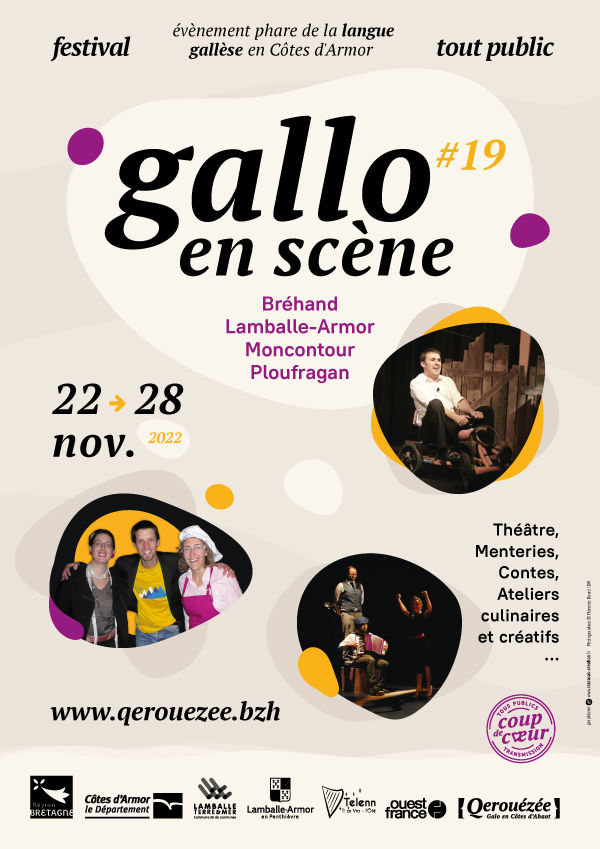 | Gallo en scène 🗣️ |

Dans le cadre du festival Gallo en Scène organisé par l'association Qerouézée, la bibliothèque de Lamballe-Armor organise le jeudi 24 novembre à 14h30 des lectures de contes en gallo autour des petites bêtes 🦗
Inscription au 02 96 50 13 68 📱