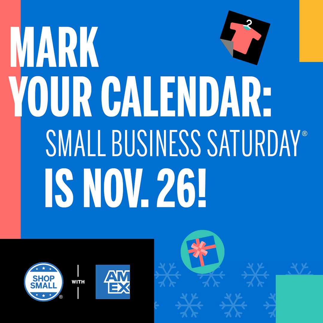 The WBDC is excited to join American Express to rally our community to support small businesses on Nov. 26 and all holiday season long. #ShopSmall #SmallBizSat