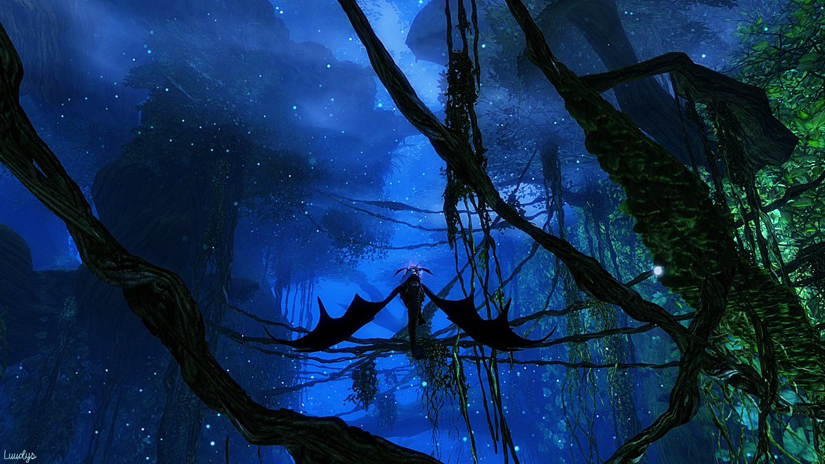 LuudysDen's tweet photo. Flying in the jungle may be tricky π΅
#GuildWars2 #GW2 #screenshot #jungle #flyingmount #dragon #skyscale #videogame #MMO #MMORPG #gaming #onlinegaming #PCgaming https://t.co/dqpRA1p6uc