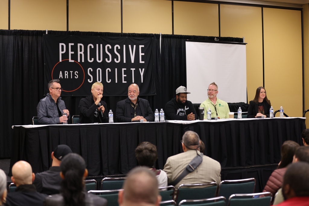 PercussiveArts's tweet image. #PASIC2020 Was it really only two weeks ago? Because we are already daydreaming about next year…

Allison Miller   
Dr. Clifford Alexis Memorial Steel Band
Panel w/: @greggbissonette, @petererskine, Trey O’Toole, Keio Stroud, @richstitzel mod. @SarahHaganDrums
@matthewlaumusic