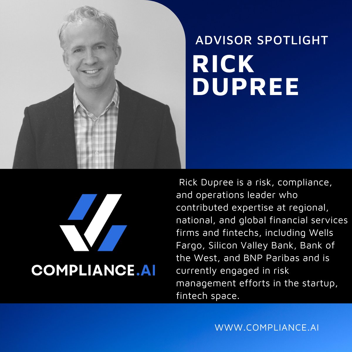 An expert at Risk &amp; Compliance, <a href="/RickTheRiskGuy/">Rick Dupree</a> gives us his insights on upcoming regulatory trends. Find out more about subject matter expert advisor #RickDupree in his interview with our team here: compliance.ai/advisor/richar…