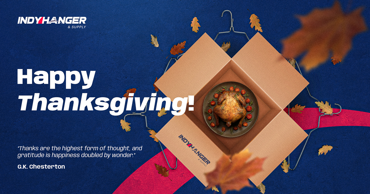 It’s a great day to be grateful! 🧡 Happy #Thanksgiving from Indy Hanger.