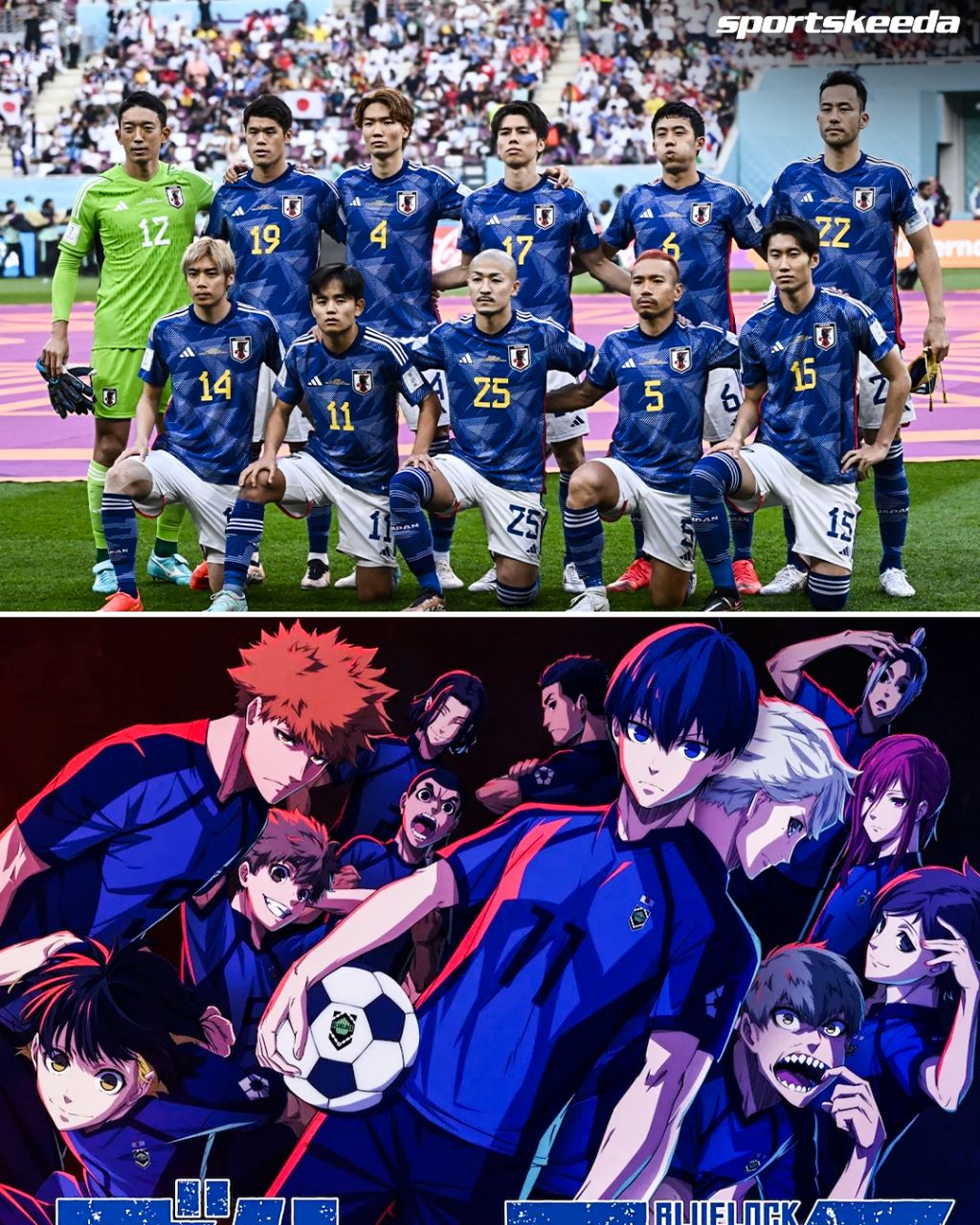 GIANT KILLING, BLUELOCK Collab to Show off Japan World Cup 2022