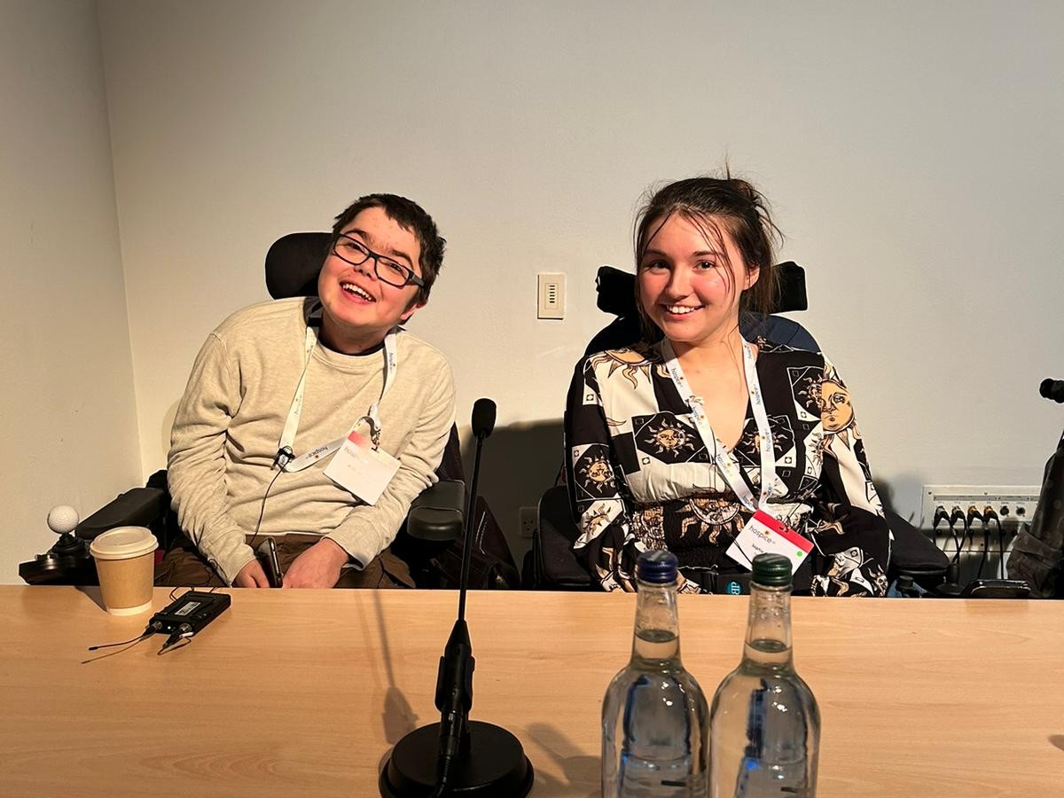 SSChospices's tweet image. We’re really proud to have helped give Sophie and Aiden the chance to speak at the @hospiceuk conference today. They will soon be transitioning out of our care and into adult services, and traveled up to Glasgow to share their experiences and views of transition.  #HUKConf22