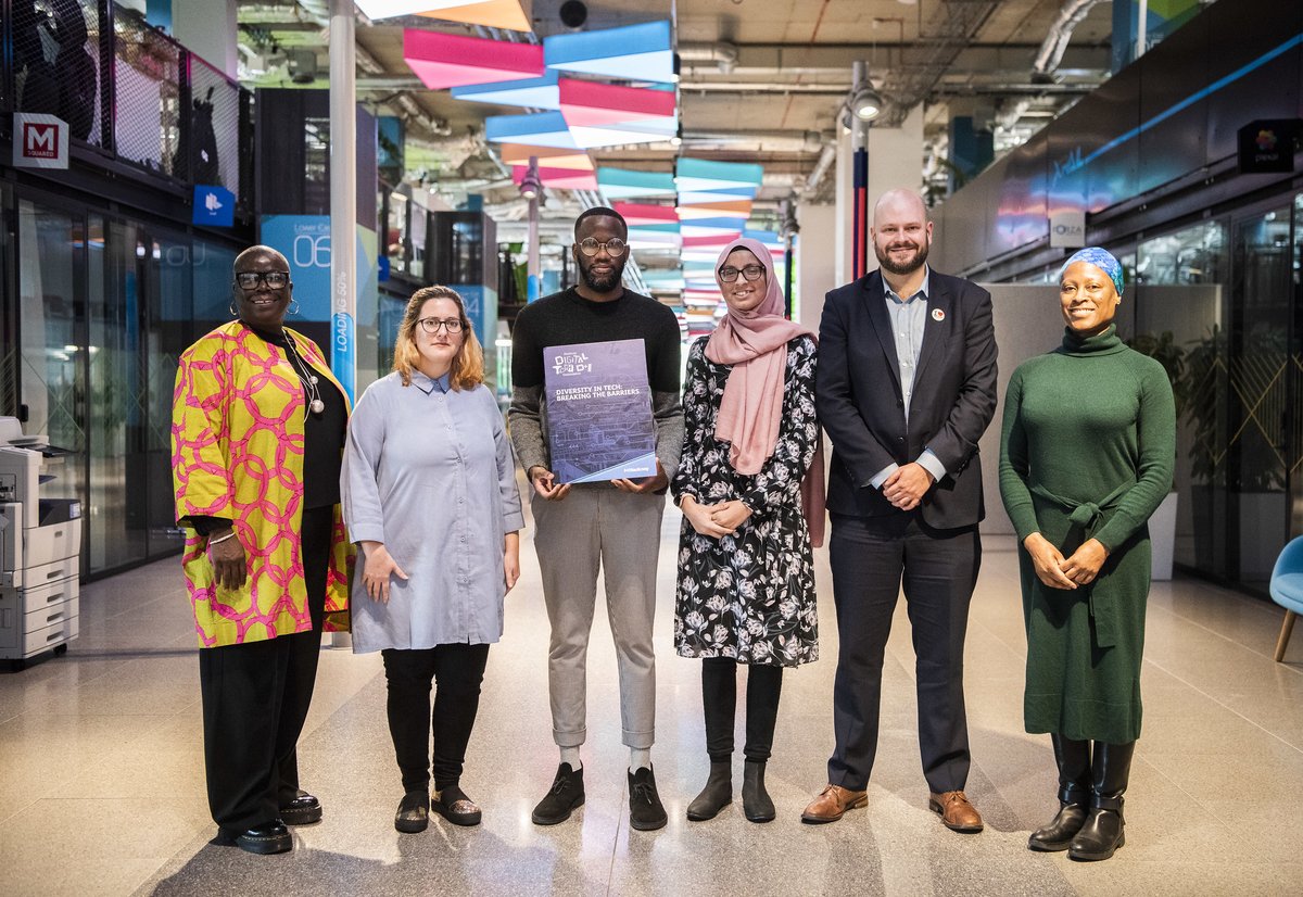 hackneycouncil's tweet photo. 🚧Less than 1 in 4 Hackney residents believe local people have opportunities in digital tech.
 
👩‍💻Our new report Breaking Down Barriers is the first step to changing this.
 
Read the full report now 👉 https://t.co/QkXVXFcFou https://t.co/Gvm7zQ3jhV