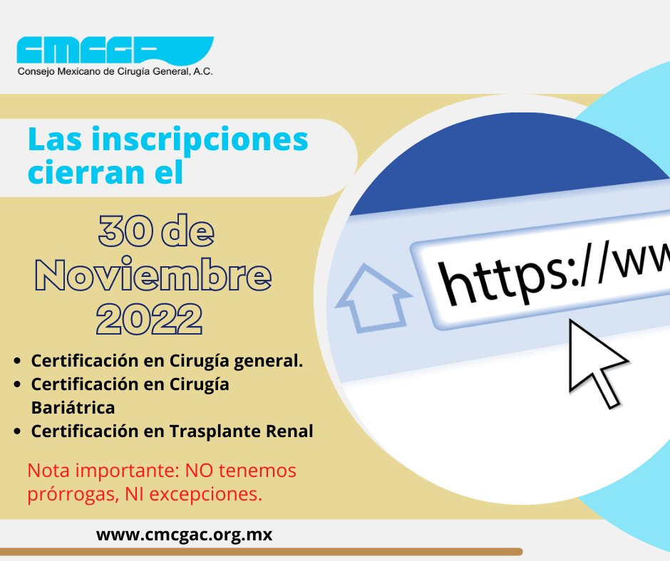 CMCGAC's tweet photo. Recomienda no dejar para el último tu registro, hay información importante que debes leer para que puedas dar seguimiento puntual.

Entra a https://t.co/drbdMe8jVT e identifica tu especialidad, revisa los pasos que debes seguir y sigue las instrucciones al pie de la letra. https://t.co/guDwDxS97Q