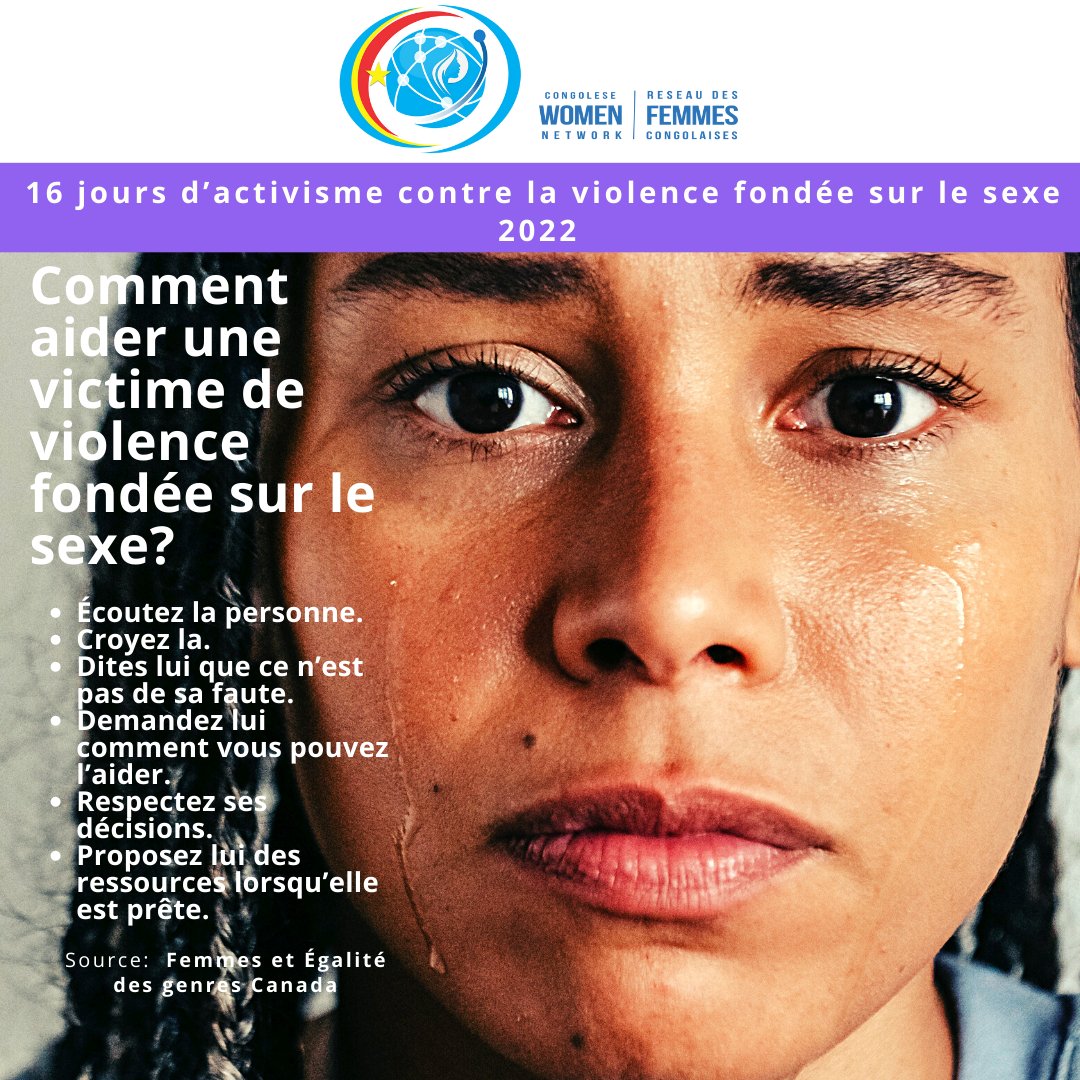 CongoleseWomen1's tweet photo. @CongoleseWomen1 prend part à la campagne des #16jours d’activisme contre la #VFS #VBG #16days @UN_Women @FondationDNT @FEGC_WAGE @GimacNetwork #16DaysOfActivism @UNFPARDC #GBV  #OrangeTheWorld @CanadaRDC https://t.co/4IKBKGgmGG