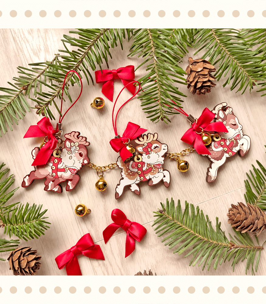 「Just an update on the reindeer ornaments」|✿ Celesse ✿のイラスト