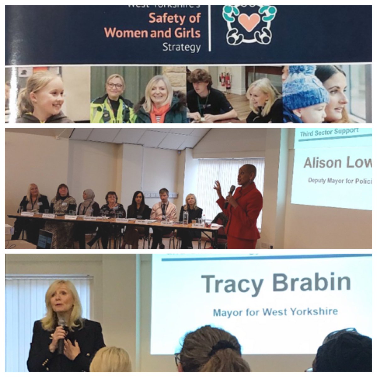 Today was all about the Safety of Women & Girls at the @MayorOfWY launch of her WY Strategy.

Humbled to have been part of this historic event & speak about @StayingPutUK & #VCSE contributions to #EVAWG  along inspirational women @DeputyMayorPCWY @RuthieDavany @WomenCentreCK CEO