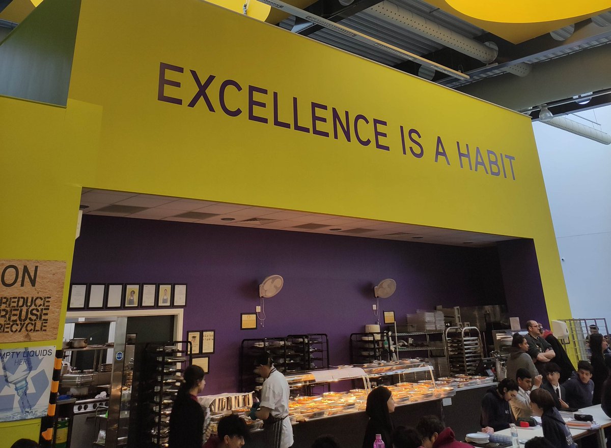 Great day working on <a href="/DixonsAcademies/">Dixons Academies Trust</a> Cradle to Career partnership between <a href="/DixonsTA/">Dixons Trinity Academy</a> &amp; <a href="/DixonsMP/">Dixons Music Primary</a> - collaboration on reading, maths curriculum, vision of excellence for classrooms, SEND, transition and community development. And family dining with Iman in Year 11! Great day!