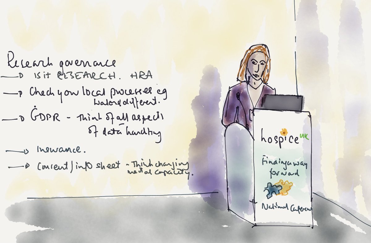 ⁦@mariecurieuk⁩ ⁦@hospiceuk⁩ #HUKConf22 let’s try not to make the governance more complicated than the project itself . Simple practical areas to consider when planning and thinking about governance. ⁦@PCRScommittee⁩