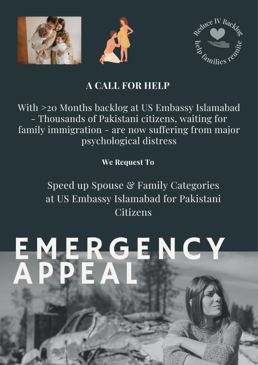 azeem_noman's tweet photo. Please Start taking interviews of pakistani people we are tired and frustrated with the waiting time and separation from our families #Islamabad @usembislamabad
@TravelGov @StateDept @HinaRKhar @usconsulatekhi #AmbBlome #immigrantvisabacklog_Islamabad @IVApplicantsUS https://t.co/eIwEUFGhem