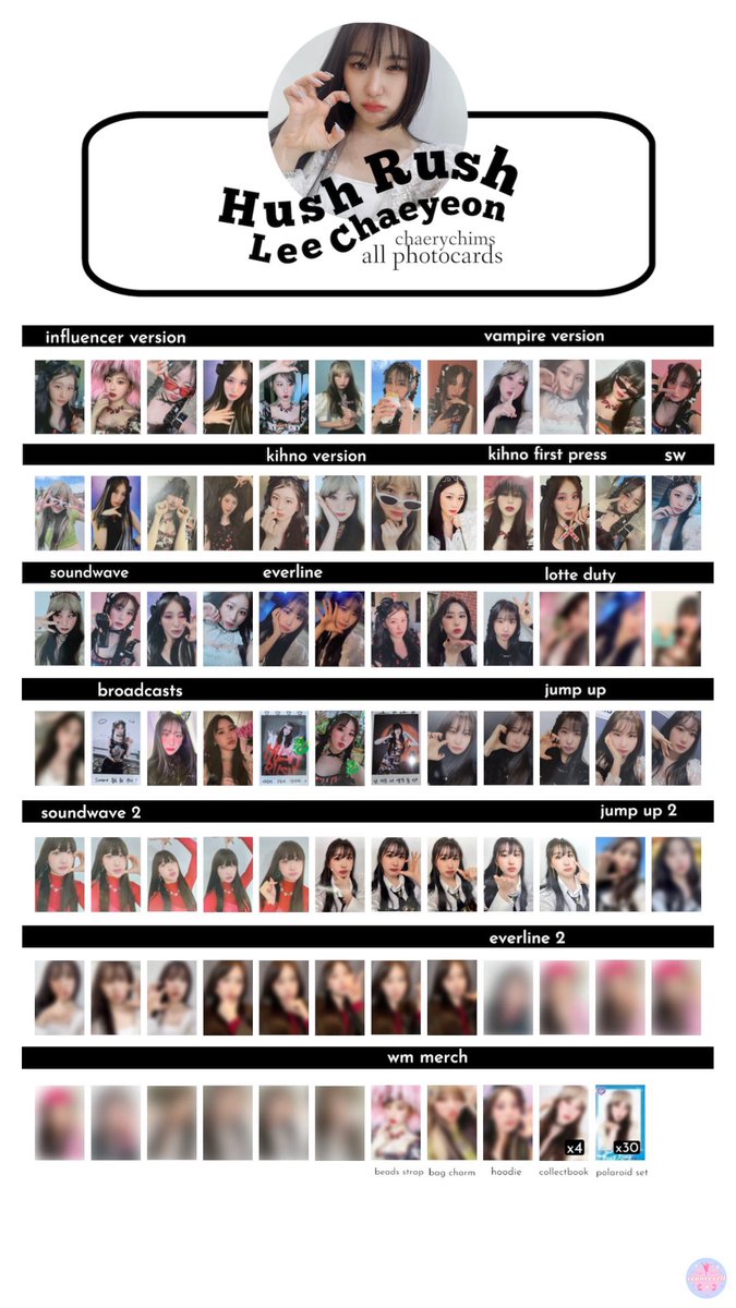 Izask! Buat yg pernah ikut po album chaeyeon hush rush. Itu bene-benenya kebanyakan dari event vc gitu ya? Trus kalo bene yg dari po (ktown, withmuu, dsb) itu ga dapet pcnya? TIA!