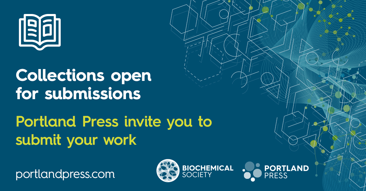 Biochem_Journal's tweet photo. Interested in submitting to one of our themed collections? Check out the collections currently open for submissions in #BiochemJ and across the @PPPublishing portfolio https://t.co/USwafBh55V https://t.co/D6oobUNGdX