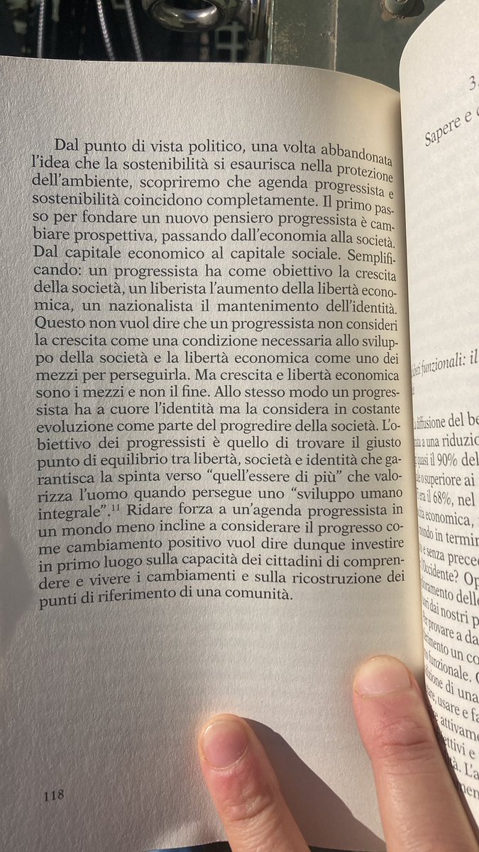 Cosa vuol dire essere #progressista in una società che ha paura del progresso.

<a href="/CarloCalenda/">Carlo Calenda</a> #CarloCalenda #OrizzontiSelvaggi #lettureformative