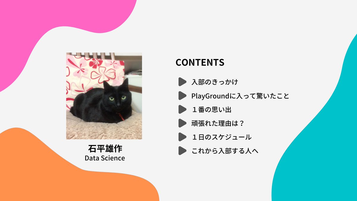 PlayGround_Log's tweet photo. PlayGround Member Interview vol.29(DataScienceコース)
#PlayGroundMemberInterview
#PlayGroundbyShinonome https://t.co/FnaHqpkI2y