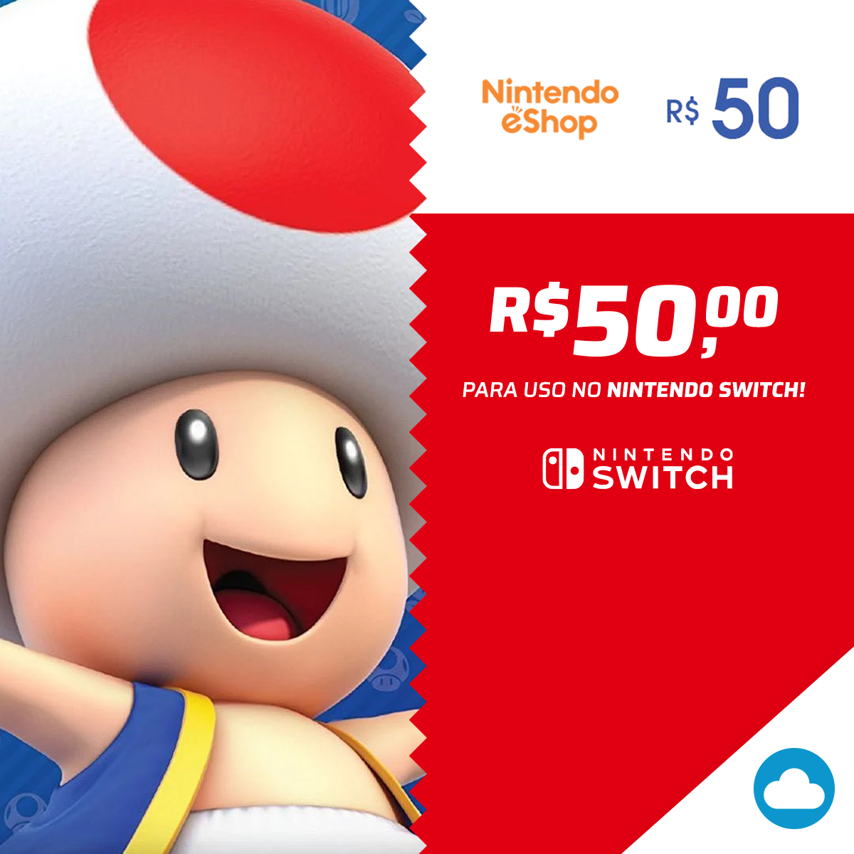 Nuuvem.com on X: Olha os Gift Cards da Nintendo passando na sua