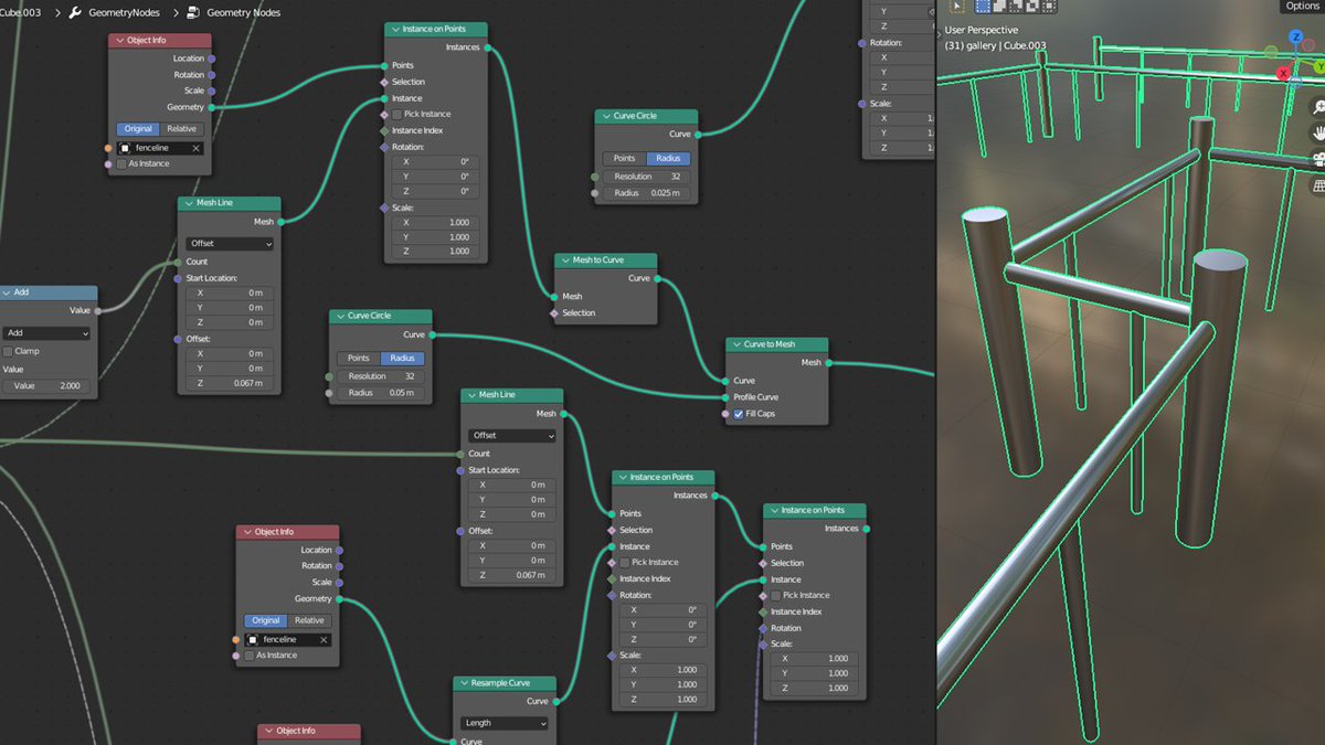 ❗️Don't miss out on the LAST Blender for Intermediate Digital Training Session⁠ of 2022 we have 4 DAYS LEFT❗️
⁠
Blender for Intermediate:⁠

🧬GEOMETRY NODES🧬
with artist Marc Blazel <a href="/blazeldude/">Marc Blazel</a>⁠
⁠
🗓 Sun 27th Nov, 1-4pm⁠
⁠
📍Online⁠
⁠
🔗🎟link to £15 tickets in bio⁠.⁠