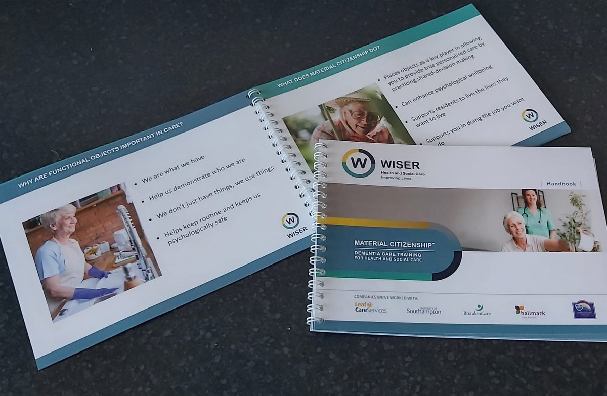 kellynleefarrar's tweet photo. Material Citizenship is a new approach to dementia care helping staff address real rather than perceived risk and balances physical and psychological risk. Staff have called this evidence based approach their ‘safety net’ to work in a positive way empowering staff and residents https://t.co/ZqMmtUW36p