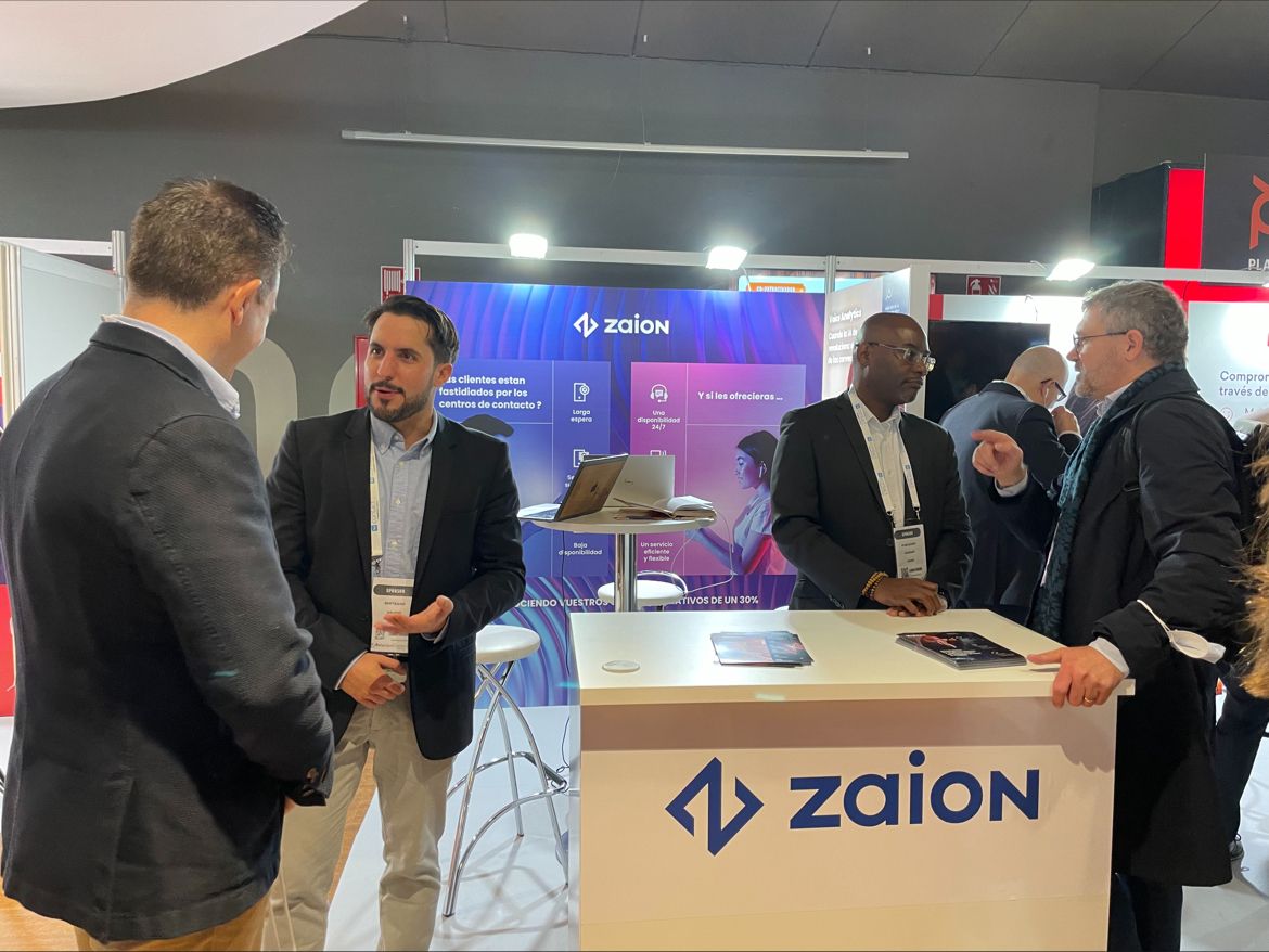 Zaion (@zaion_ia) on Twitter photo 🗣️Hablamos de IA conversacional, recorridos clientes omnicanales, soluciones de automatización de los centros de contacto? 💡
Bertrand, Auxence y <a href="/MarionCamurat/">Marion Camurat</a> te esperamos en el stand 27 de la #exporc22 en Madrid
#relacioncliente #callbots #voiceanalytics #ai #zaion 🗣️Hablamos de IA conversacional, recorridos clientes omnicanales, soluciones de automatización de los centros de contacto? 💡
Bertrand, Auxence y <a href="/MarionCamurat/">Marion Camurat</a> te esperamos en el stand 27 de la #exporc22 en Madrid
#relacioncliente #callbots #voiceanalytics #ai #zaion