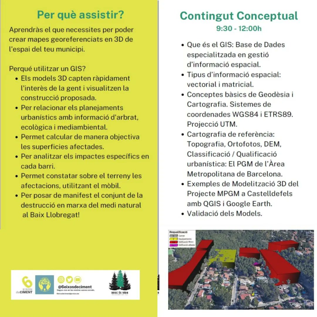 SomArreplegades's tweet photo. 📆 Dissabte 26 de Novembre
⏱ 9:30 a 12:00
📍Ateneu Arreplegades (C/ garcia Lorca 7) Castelldefels
Organitzat per @6eixosdeciment https://t.co/FNLsvZ372l