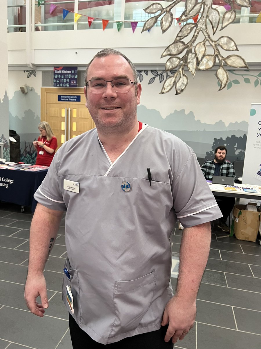 RUSSELL from ENT Outpatients department was the 1st person to wear our HCSW badge ⭐️ Designed by Sue Hope, chosen by a panel of HCSW! They are fantastic, Thank you Sue! #teamnnuh <a href="/NNUH/">Norfolk and Norwich University Hospitals</a>