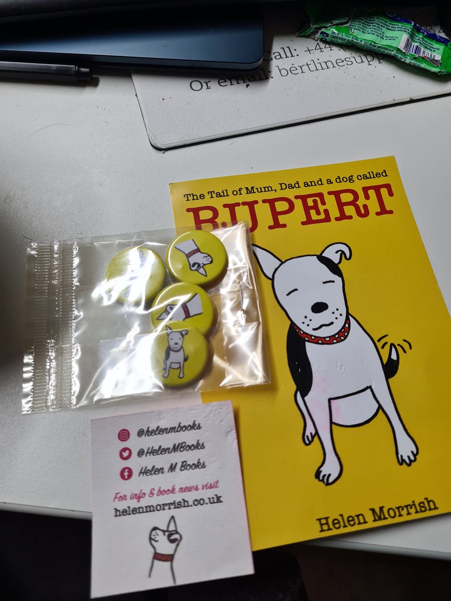 Bookbugsdragon1's tweet photo. Thank you @HelenMBooks for my presents in the post today! Got straight onto @Gardners to order the book! Loved hearing about Rupert and his story of loss @AuthorInMeUK festival. https://t.co/MSvfBgivfh
