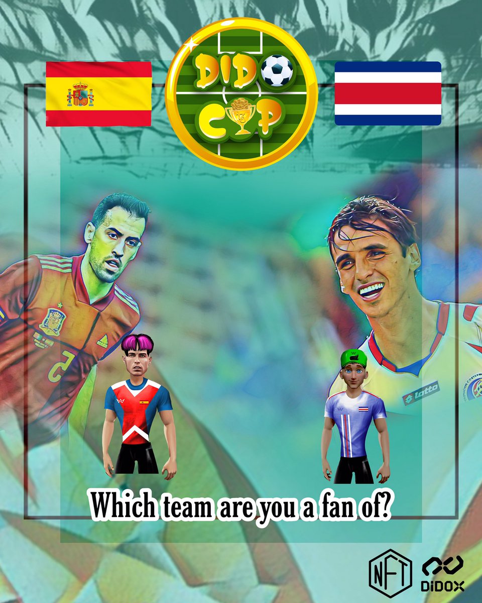 didocup's tweet photo. ⚽️🏆 Time to Make Predictions 🏆⚽️

▶️ 4th day of #Football #tournament  #FIFAWORLDCUP #2022 in #Qatar

💸Buy your NFT at https://t.co/bqlBlFJpI7  &amp; Win the Grand Cash #Prize💰 https://t.co/qj3JdJH6jZ