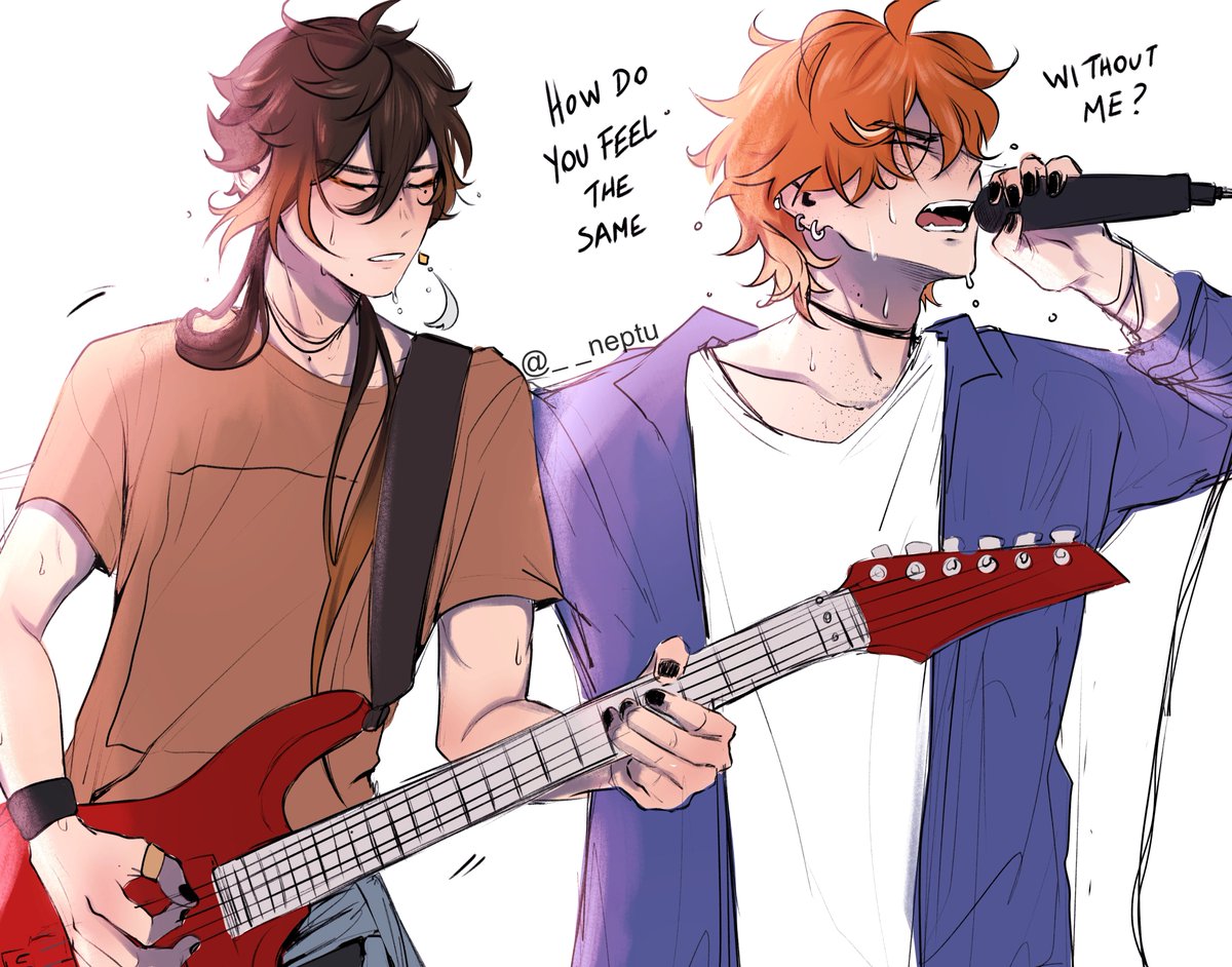 i can't stop thinking about tartali rock band au

[tartali |タル鍾 | 公钟] 