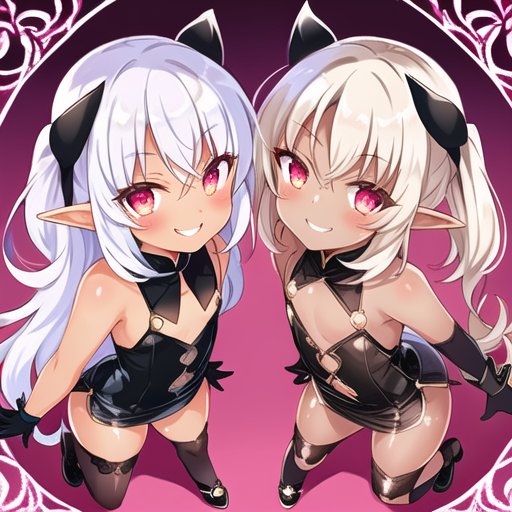 左右からメスガキ二人が耳舐め嘘喘ぎしながら乳首開発と手コキしてきて最後はびゅるびゅる大量射精命令してくるタイプの音声作品のパッケージ描いてもらった 