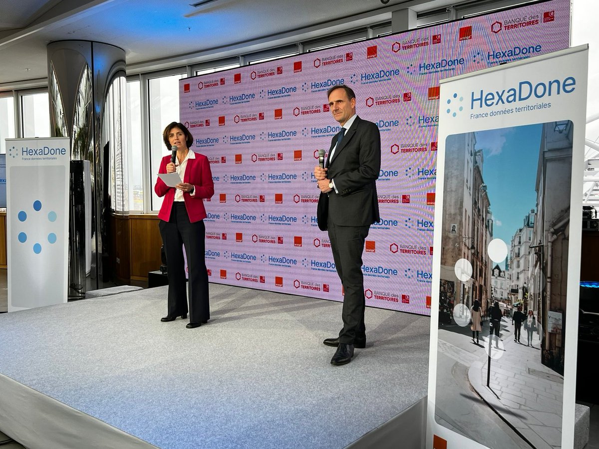 Christel Heydemann (@cheydema) on Twitter photo 🔐Les collectivités ont la confiance des Français. Pour mettre leurs données au service des usages, @Orange lance #HEXADONE avec <a href="/BanqueDesTerr/">Banque des Territoires</a> pour créer une plateforme souveraine & interopérable qui optimisera la collecte et gestion des #données territoriales #SalonDesMaires 🔐Les collectivités ont la confiance des Français. Pour mettre leurs données au service des usages, @Orange lance #HEXADONE avec <a href="/BanqueDesTerr/">Banque des Territoires</a> pour créer une plateforme souveraine & interopérable qui optimisera la collecte et gestion des #données territoriales #SalonDesMaires