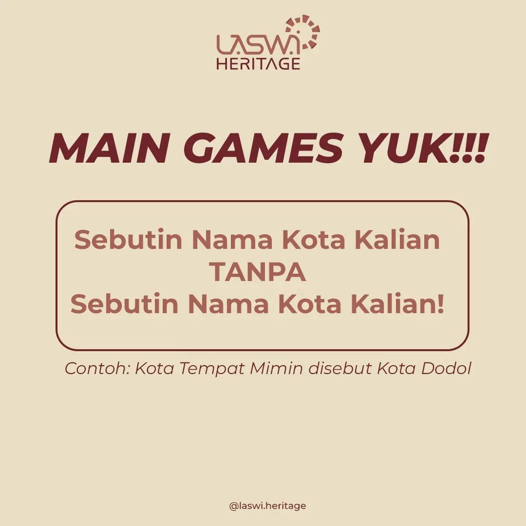 laswi_heritage's tweet photo. Hayooooo segera sebutkan dikolom komentar, nama julukan dari kota kawan-kawan....

Info Klik : https://t.co/SvwV60PEI4

Alamat :
Jl. Sukabumi No. 20, Bandung, Jawa Barat

#bukansekedarruang  #WisataBandung #LaswiHeritage #LaswiCityHeritage #LiburanBandung #bumn #pulih #bangkit https://t.co/7zKm3T5Uqa