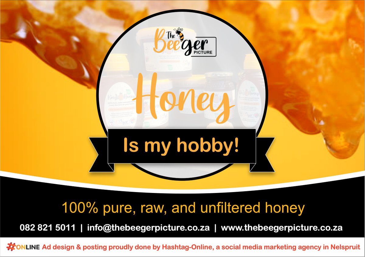 Thebeegerpictu1's tweet photo. We derive great pleasure from so many avenues: our spouses, our family, sometimes our jobs, but definitely our hobbies.
#thebeegerpicture #nelspruit #beekeepingcourses #pollinationservices #hivemanagementservices #honeyextrationservices #livehoneybeeremovals #beehive #honig https://t.co/2yuNJxx194