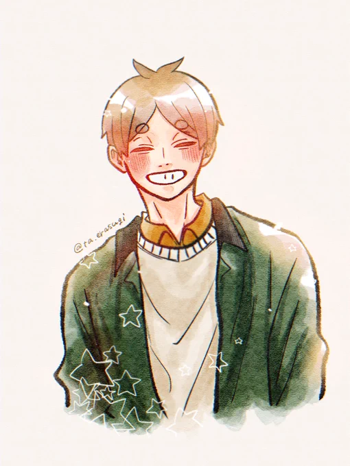 かわいい古森元也くんを描きました! 