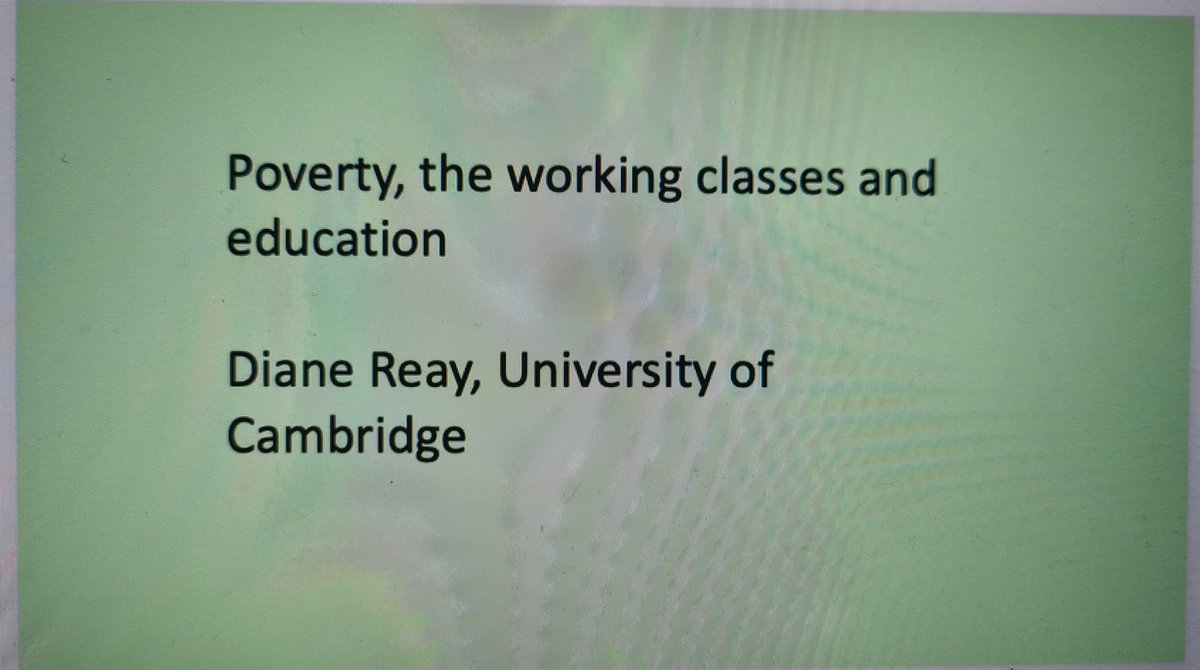 AWCAcademics's tweet photo. Great to start our conference - with Professor Diane Reay - on #poverty, #education and the #workingclasses https://t.co/iHF7YtQPZz