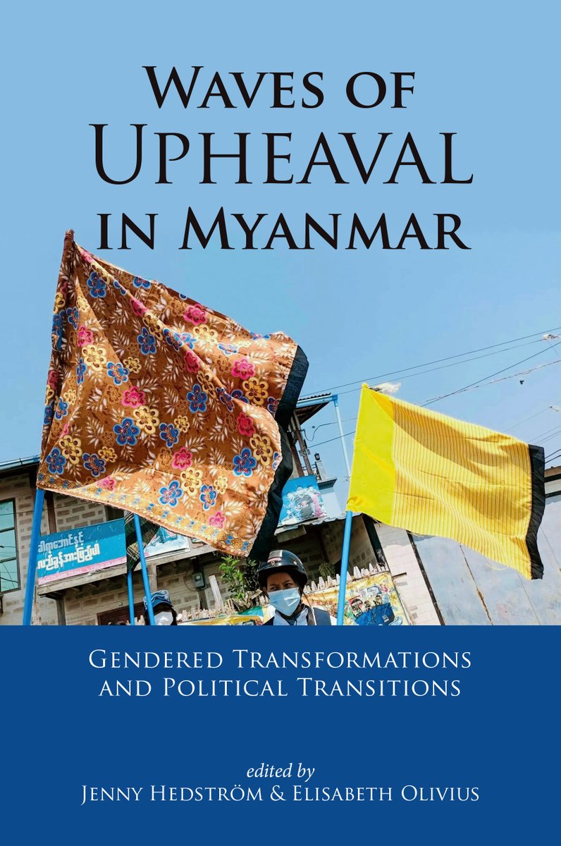 We're so happy to announce that 'Waves of Upheaval in Myanmar' edited by @HedstromJenny &amp; <a href="/EOlivius/">Elisabeth Olivius (@eolivius.bsky.social)</a> has gone to print this Monday! 
Stay updated for the sale announcement and check our #website for more info on the #book.