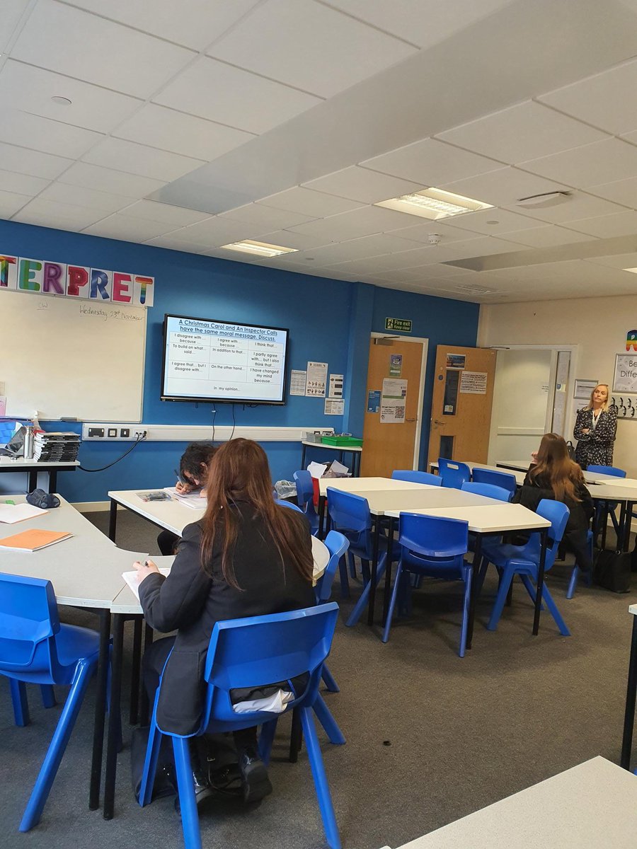 BBS_Literacy's tweet image. Mr Dunbar&apos;s year 10s have been discussing the messages in An Inspector Calls and A Christmas Carol. #oracy #oracyday #spokenlanguage