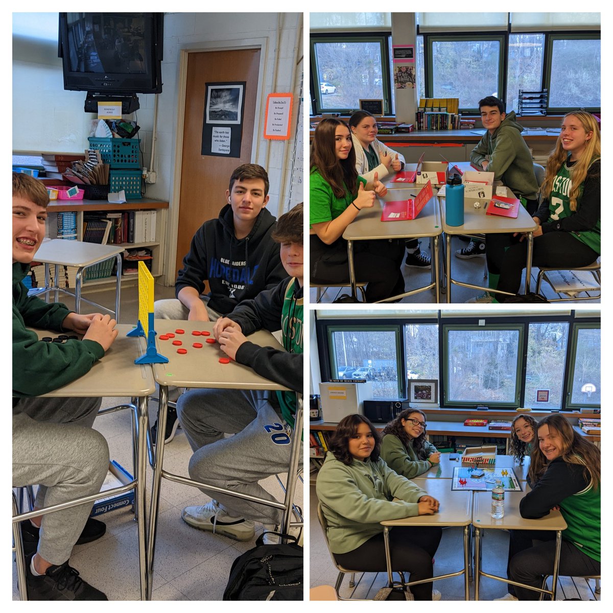 Unplugged Fun - Old School Games Day in Room 228!@DerekAtherton1 <a href="/HopedaleAP/">Timothy Johnson</a> #SEL