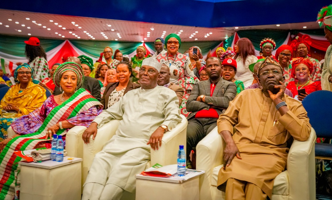 TitiAtiku_'s tweet photo. Today at the inauguration of PDP Woman Presidential Presidential Campaign Council (PCC)
#titiatiku 
#atikuiscoming #shecampaign https://t.co/hBRUqdQcDI