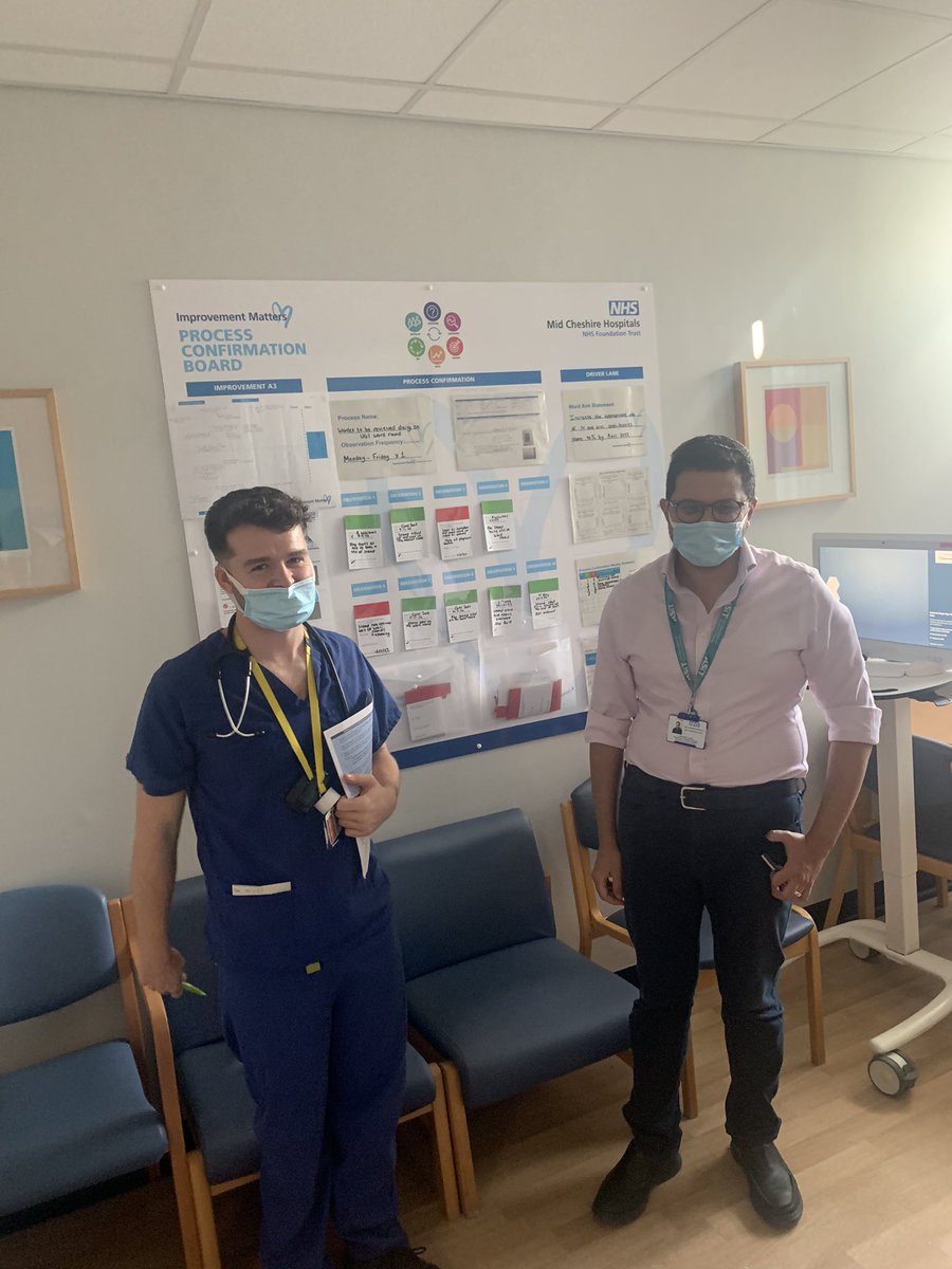 Well done to Ward 11 on their AMS Process Confirmation Huddle this morning with improvements being seen and the process becoming more sustained 🙌