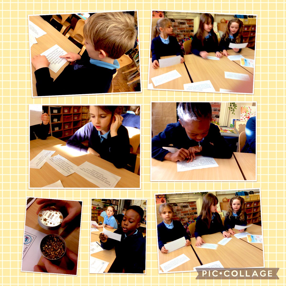 ClythaPrimary's tweet photo. We’re planning a plastic glitter free Christmas in Blwyddyn Dau. We’ve been learning all about micro plastics with #FedInFacts to create storyboards for our Public Service Announcement about avoiding plastic glitter @EAS_LLCEnglish @voice21oracy 👏 https://t.co/e0pec3BM1p