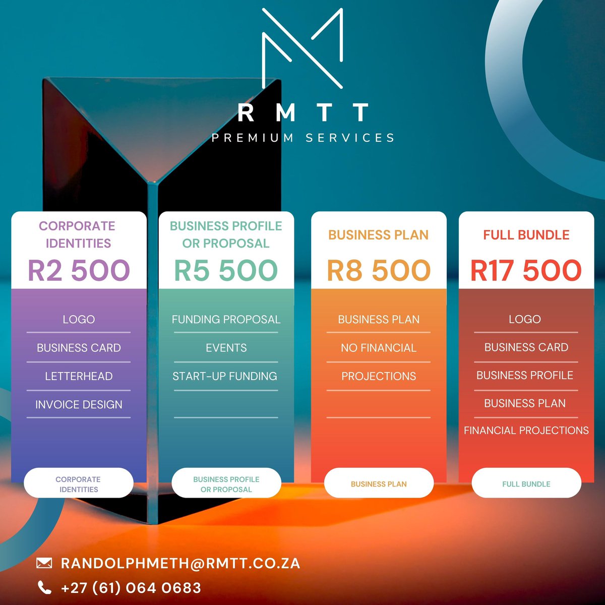 RandolphBruceM's tweet photo. Passionate about growing small businesses 🫱🏼‍🫲🏽.

Please RT to help spread the word ‼️

☎️: +27 61 064 0683 https://t.co/u5G7rUyKXB