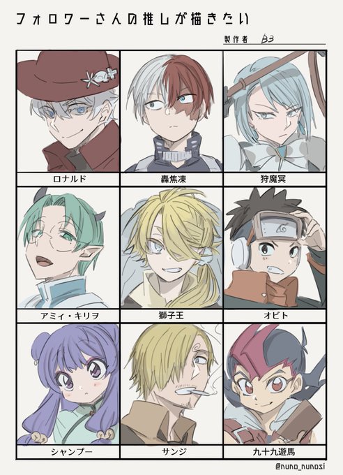 お待たせしました、フォロワーさんの推し描くやつです！有難う御座い