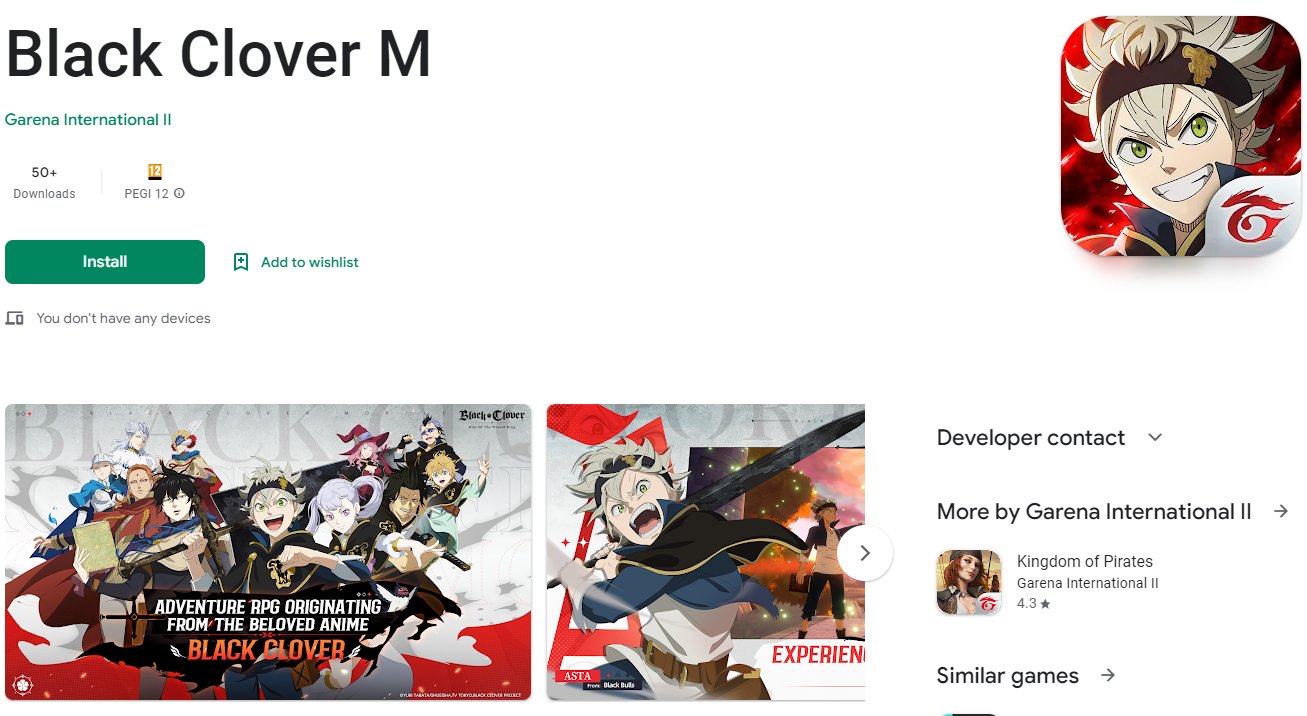 Black Clover M – Apps no Google Play