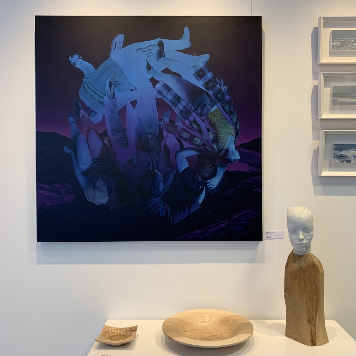 Missed our <a href="/Calum_Art/">Calum Stevenson</a> exhibition in Edinburgh last month? See work by the SkyArts Portrait Artist of the Year in person at our Aberdeen gallery. 

CALUM STEVENSON
"Flux I"
Oil on canvas
110 x 110 cm

Links in profile. #PAOTY #figurativepainting #original #oil