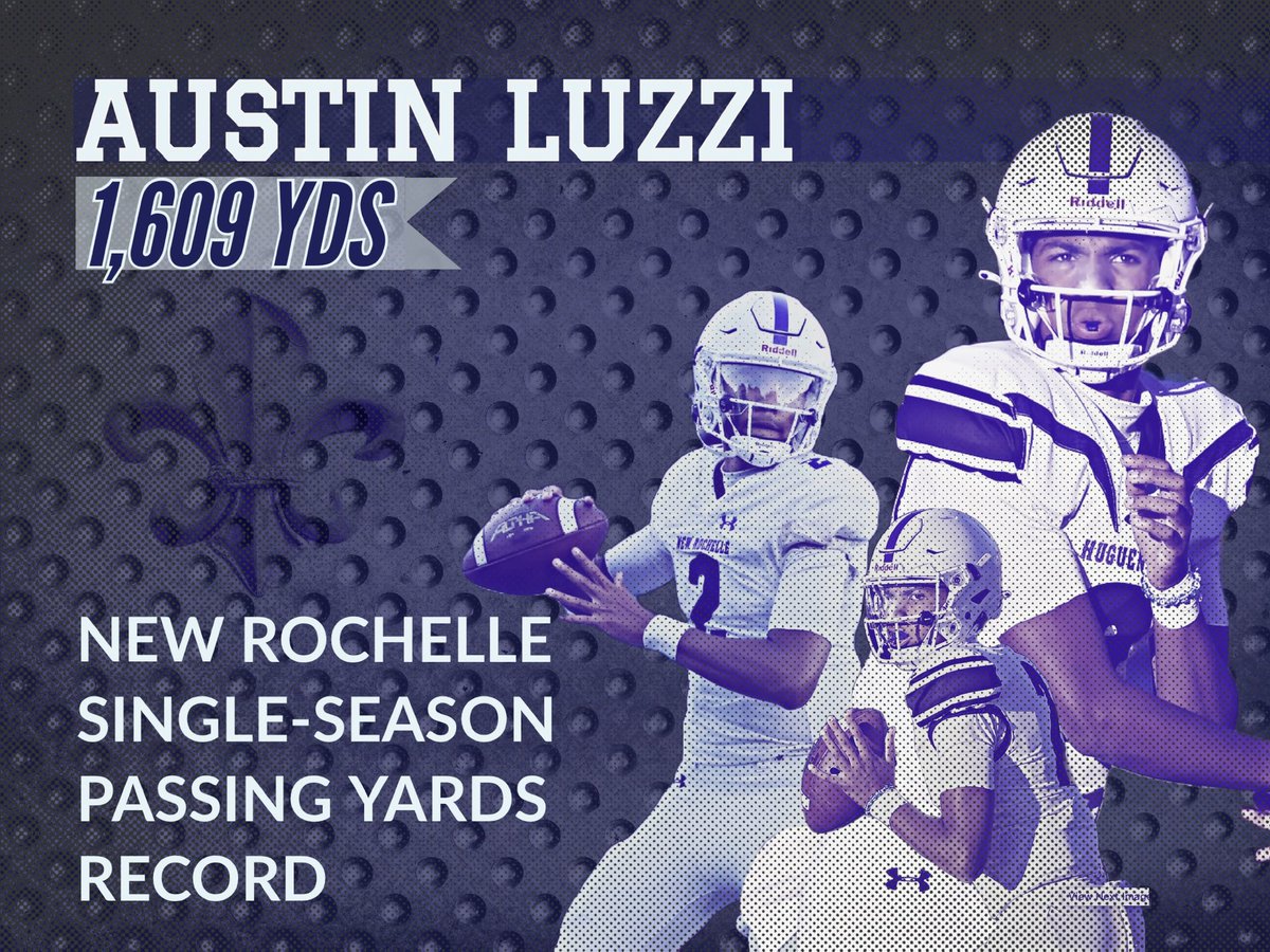 New Rochelle Varsity Football (@newro_fb) on Twitter photo Congratulations to QB <a href="/austin_luzzi/">austinluzzi</a> on a record setting Senior season!
@lohudinsider <a href="/prospectnys/">Prospect NYS</a> <a href="/FaMSportsVF/">FaM Sports New York Varsity</a> Congratulations to QB <a href="/austin_luzzi/">austinluzzi</a> on a record setting Senior season!
@lohudinsider <a href="/prospectnys/">Prospect NYS</a> <a href="/FaMSportsVF/">FaM Sports New York Varsity</a>