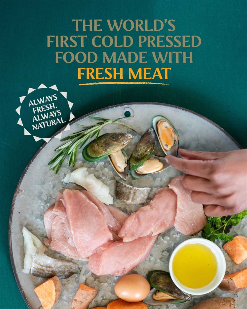 5% OFF Tribal 12kg bags!
Tribal's range of cold pressed dry dog food uses fresh meat &amp; fish, it's grain free and packed with joint care. Suitable for feeding alongside raw, Fresh Pressed is hypoallergenic and suitable for dogs with allergies, digestive issues and fussy dogs.