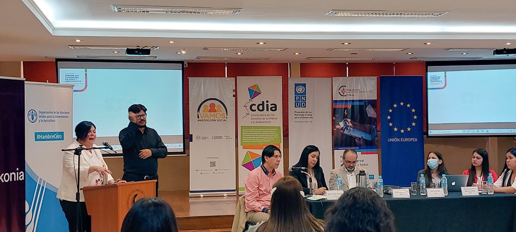 ‼️AHORA 👉Estamos participando del Seminario “Avances y desafíos de la política de protección social en Paraguay”,en el marco de la “Semana ODS e inversión en niñez y adolescencia: Protección e inversión social para una vida digna”. <a href="/CDIApy/">CDIA Paraguay</a> #SenadoPy