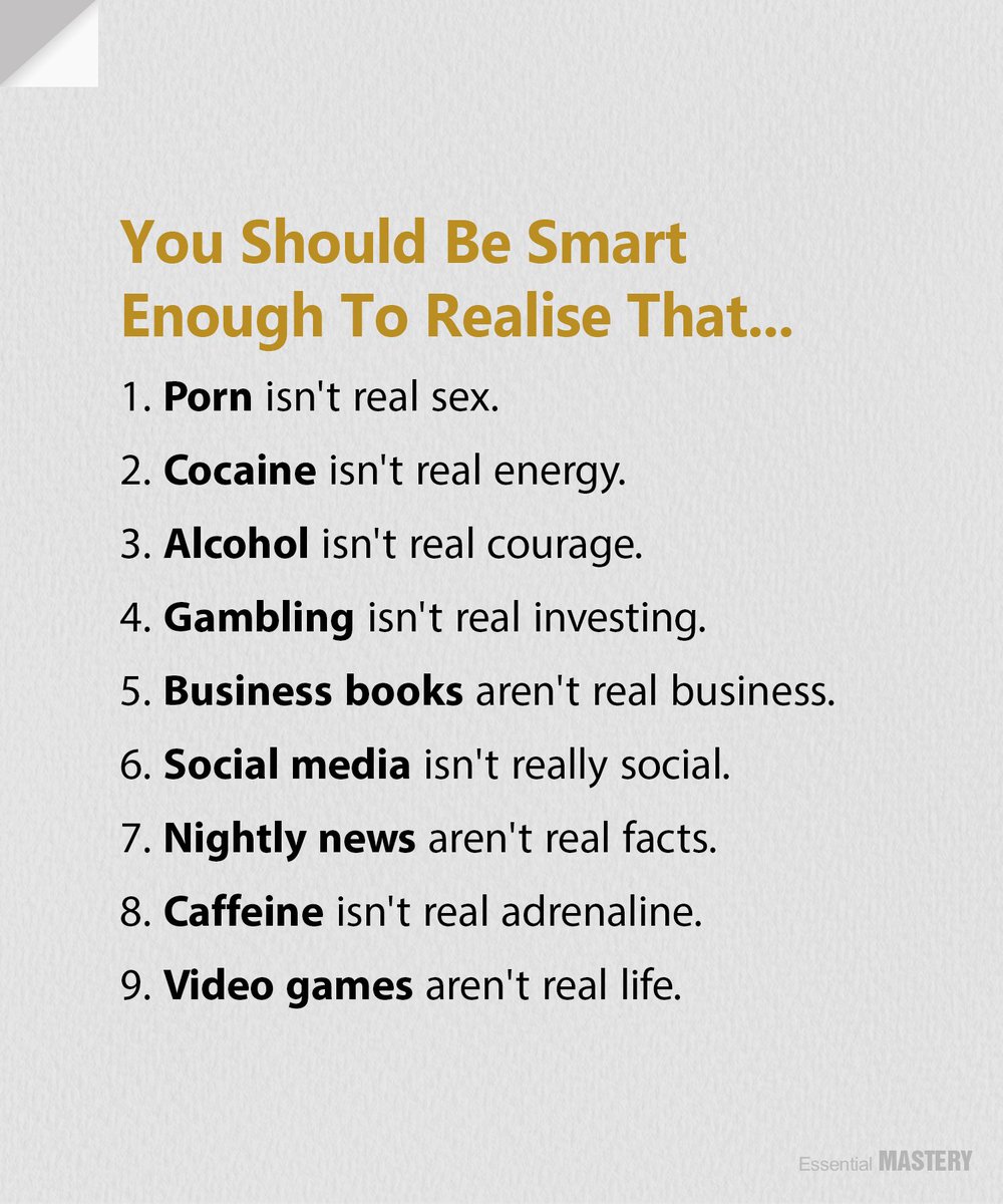 By Age 35, You Should Be 100% Free From These Toxic Habits...

1.